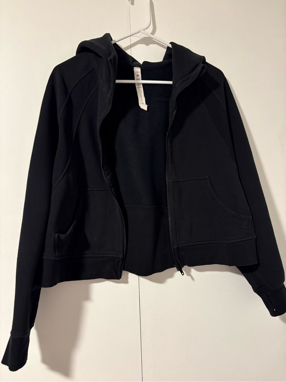 lululemon athletica Black Full-Zip Hooded Jacket